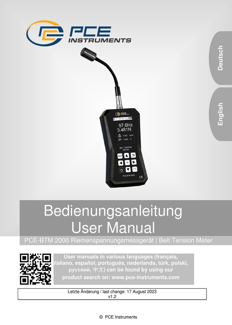 PCE Health and Fitness PCE-BTM 2000 user manual