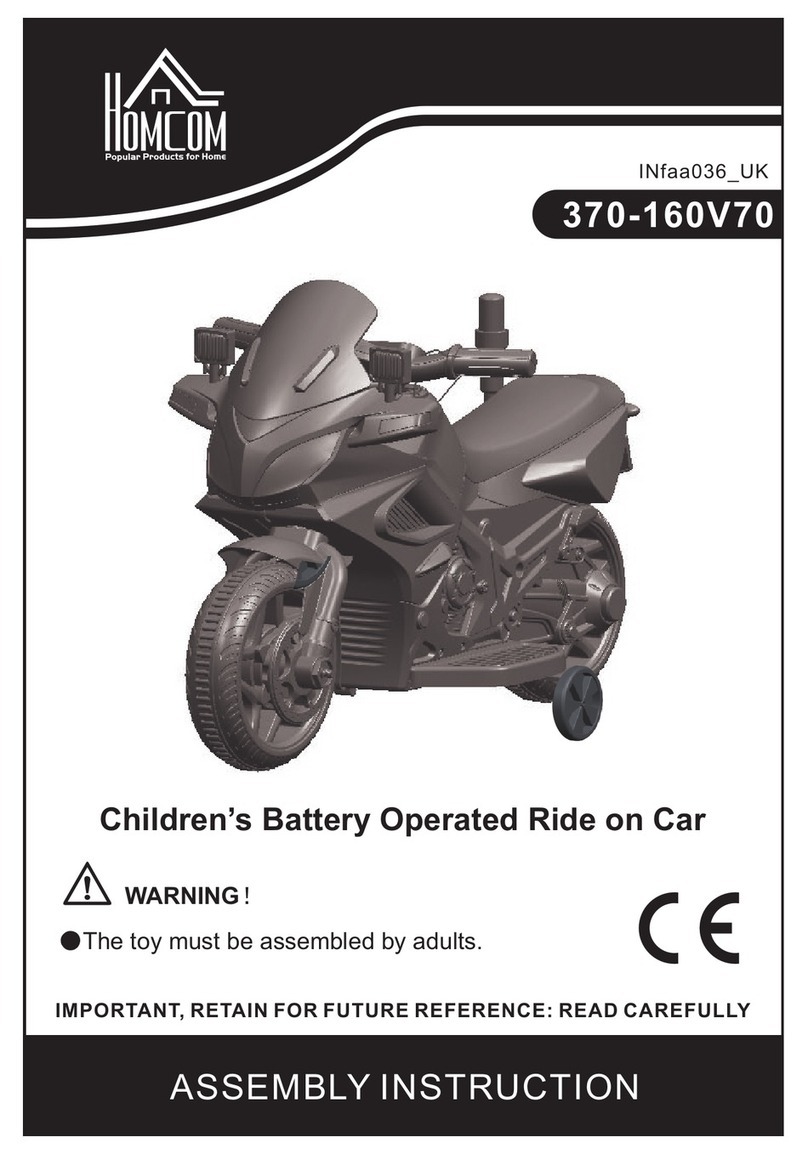 HOMCOM 370-160V70 Assembly instruction