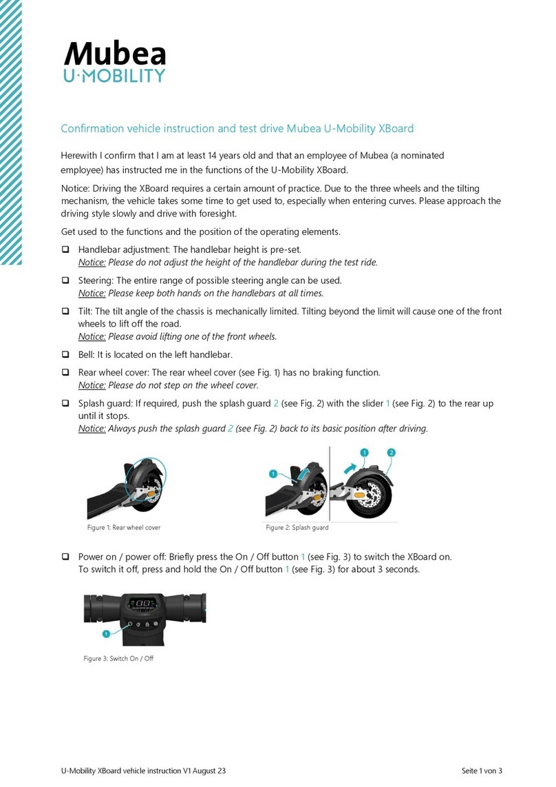 Mubea U-MOBILITY quick start guide