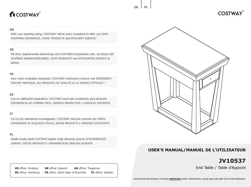 Costway JV10537 User manual Costway JV10537 User manual
