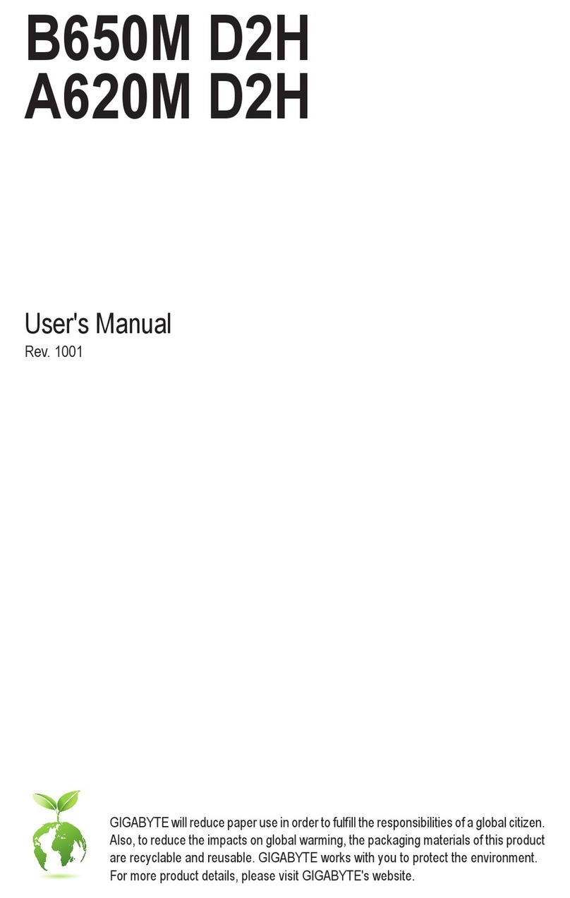Gigabyte B650M D2H user manual