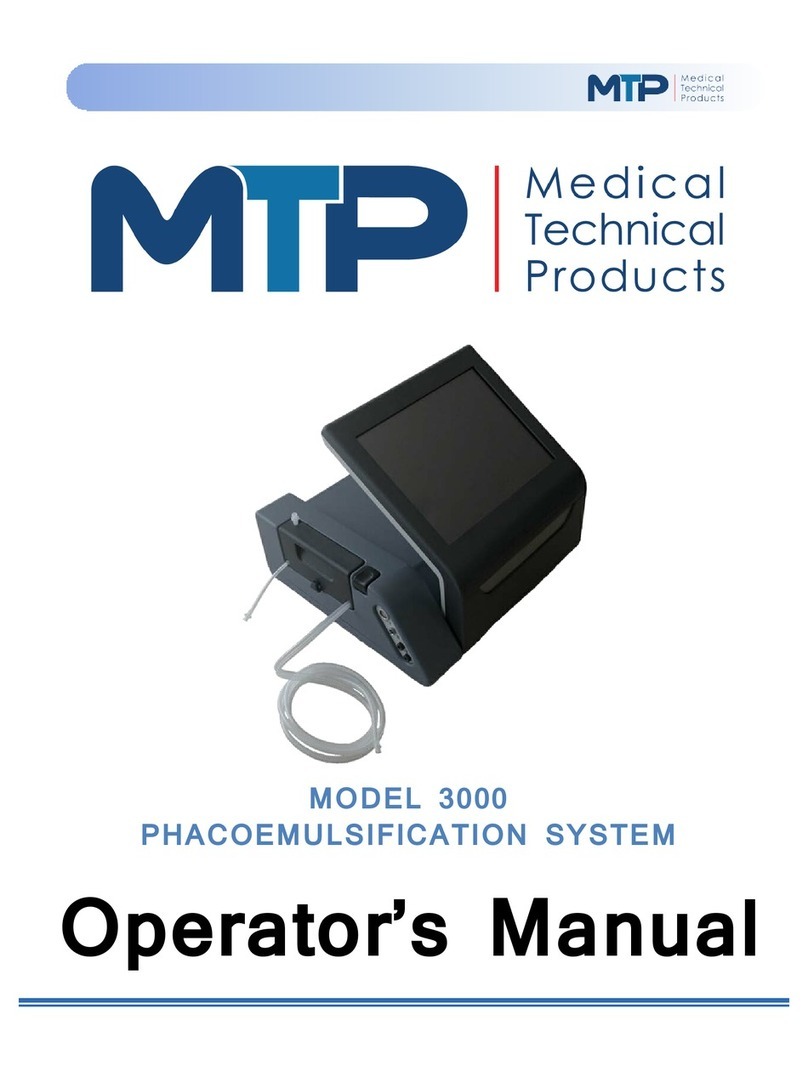 MTP 3000 Operator's manual