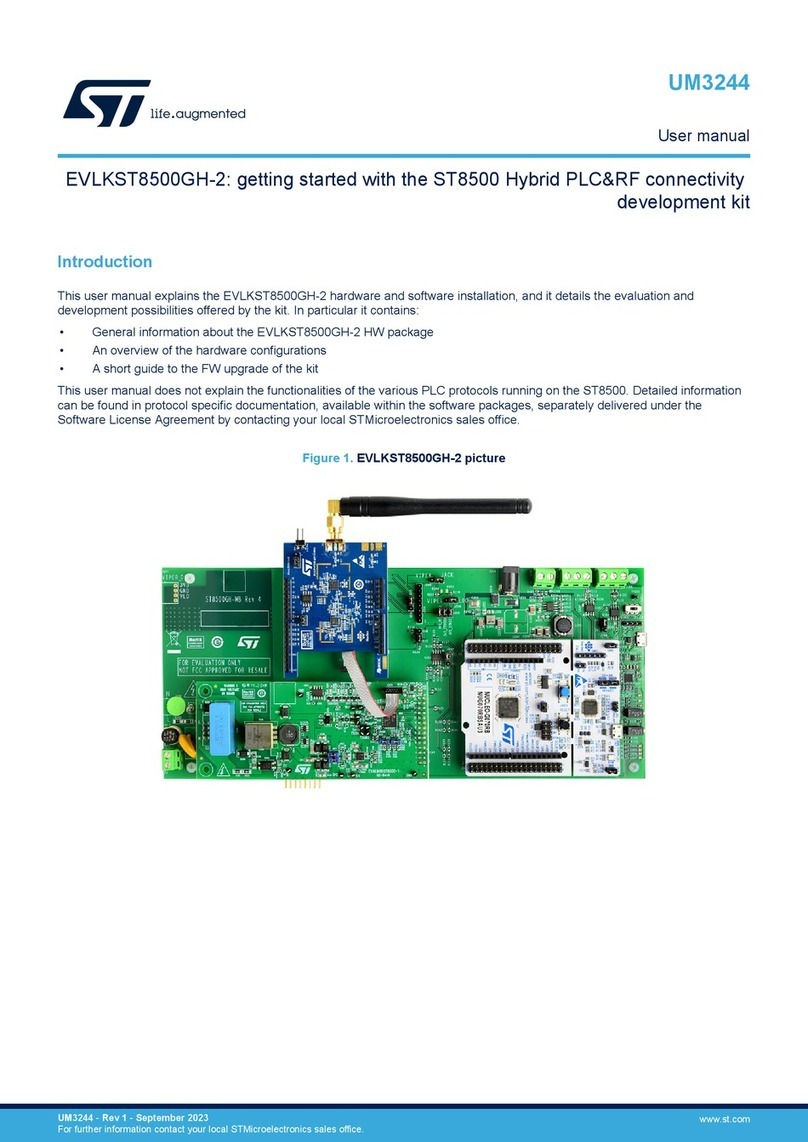ST EVLKST8500GH-2 User manual