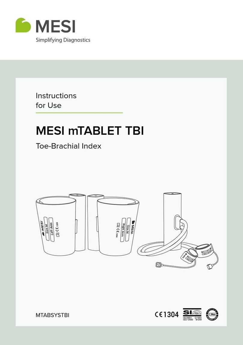 MESI mTABLET TBI Instructions for use
