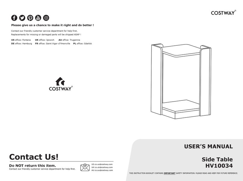 Costway HV10034 user manual