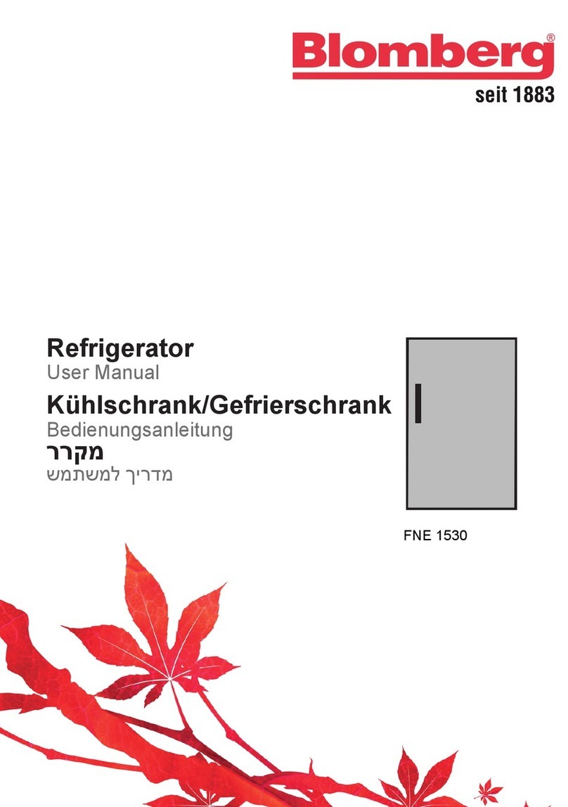 Blomberg FNE 1530 User manual Blomberg FNE 1530 User manual