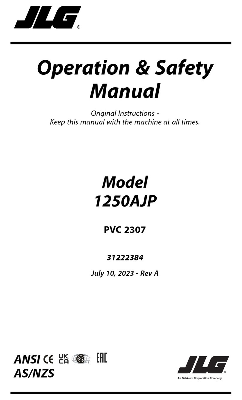 JLG 1250AJP Operation & safety manual