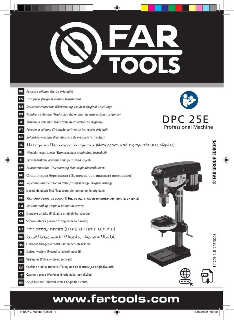 Far Tools DPC 25E Original manual translation