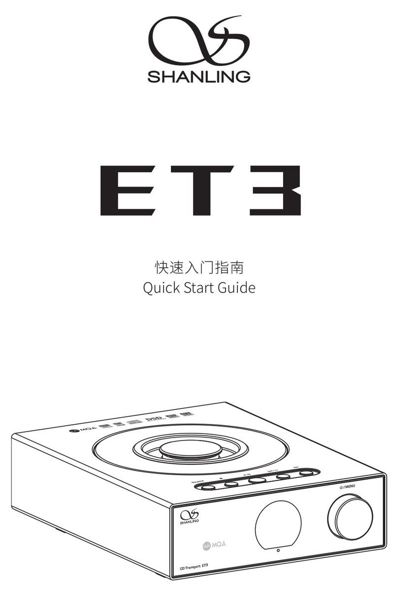 Shanling ET3 quick start guide
