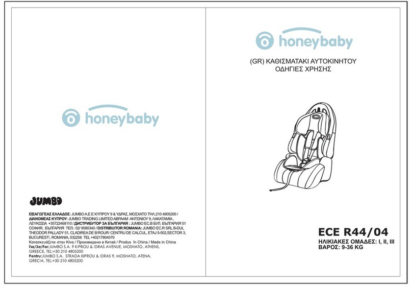 Jumbo honeybaby ECE R44/04 user manual