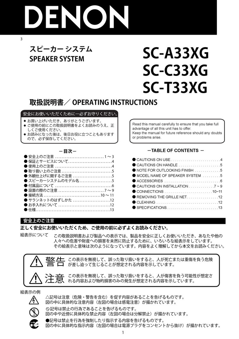 Denon SC-A33XG User manual