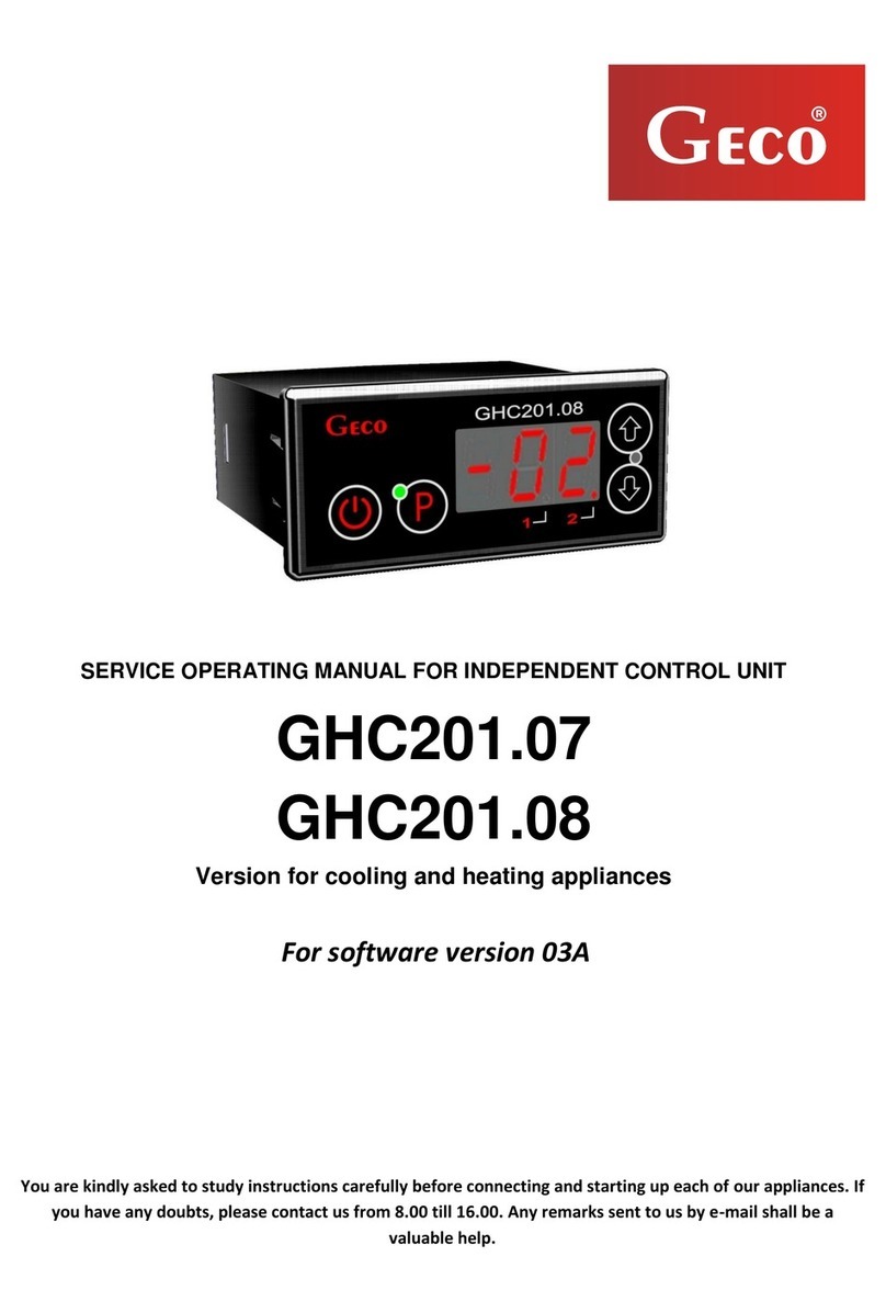 Geco GHC201.07 Service & operating manual
