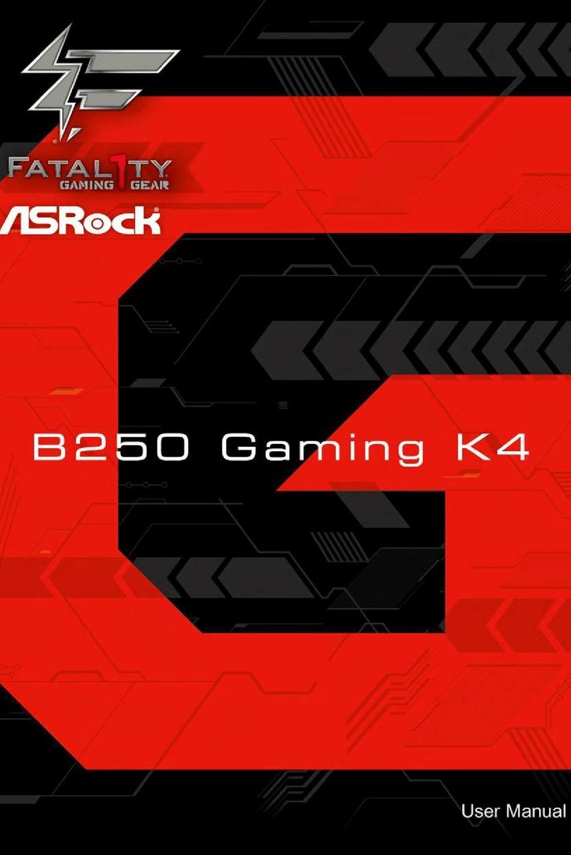 ASROCK B250 Gaming K4 User manual