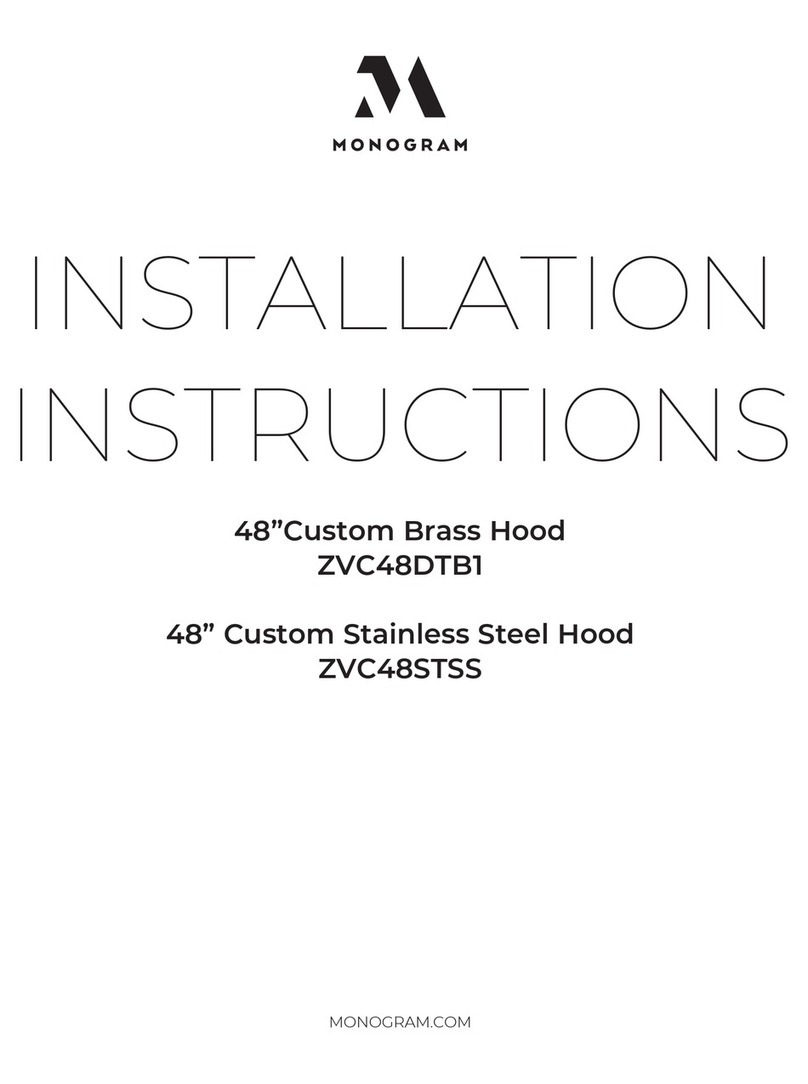 Monogram ZVC48DTB1 User manual