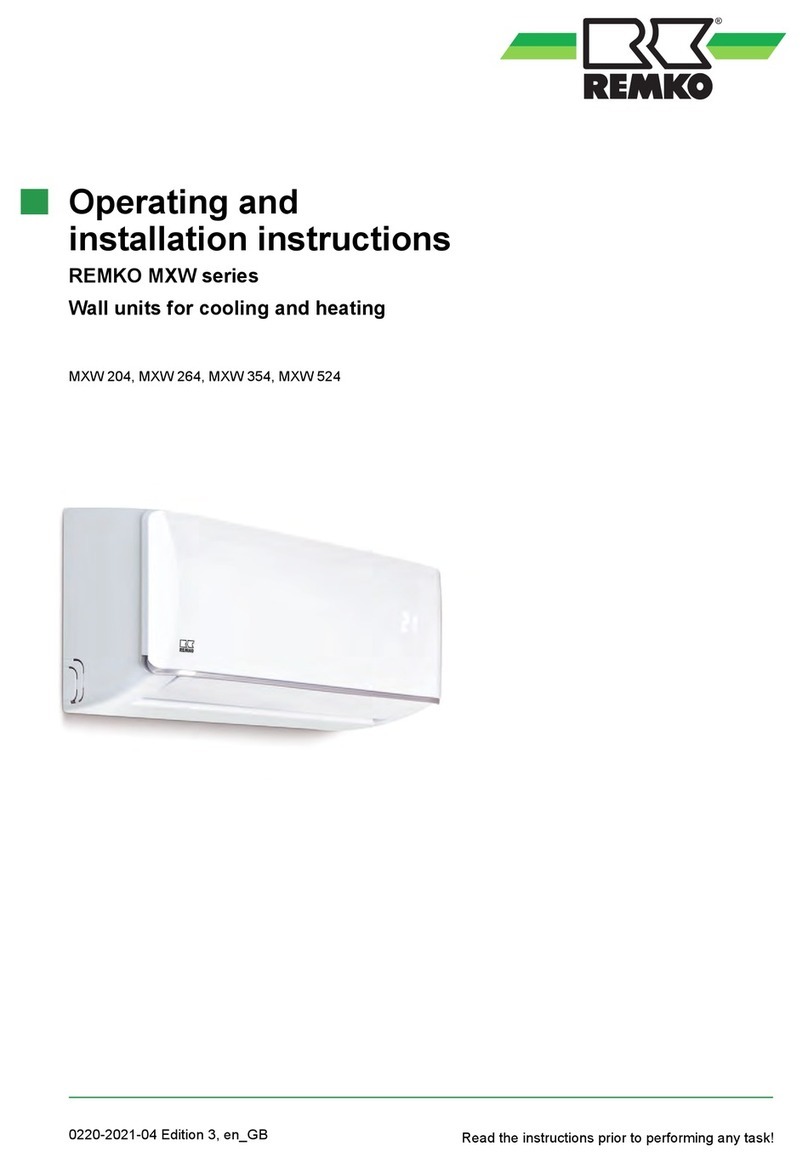 REMKO MXW 204 User manual