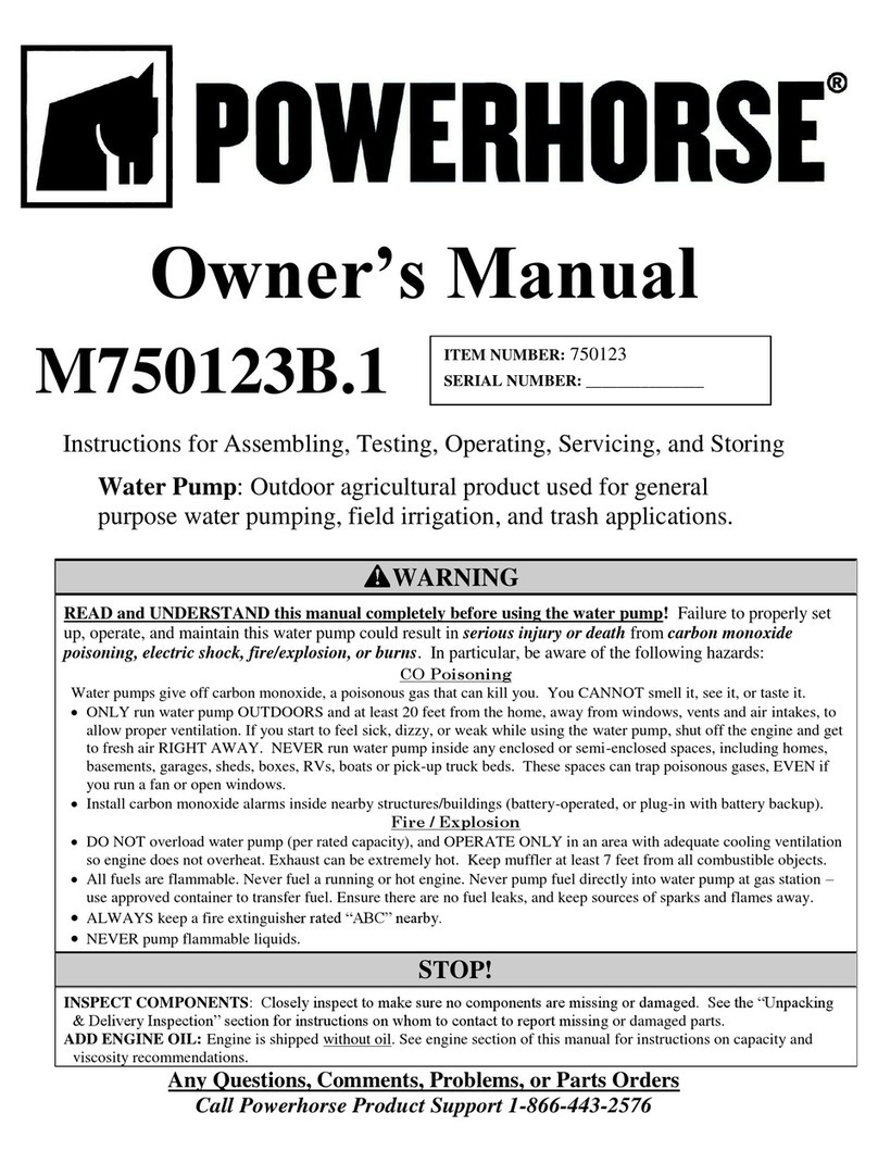 Powerhorse M750123B.1 owner's manual