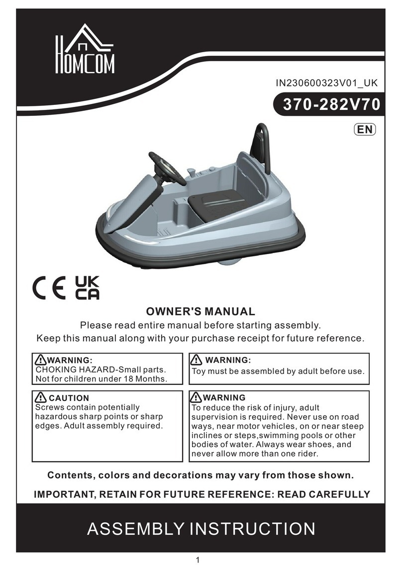 HOMCOM 370-282V70 owner's manual