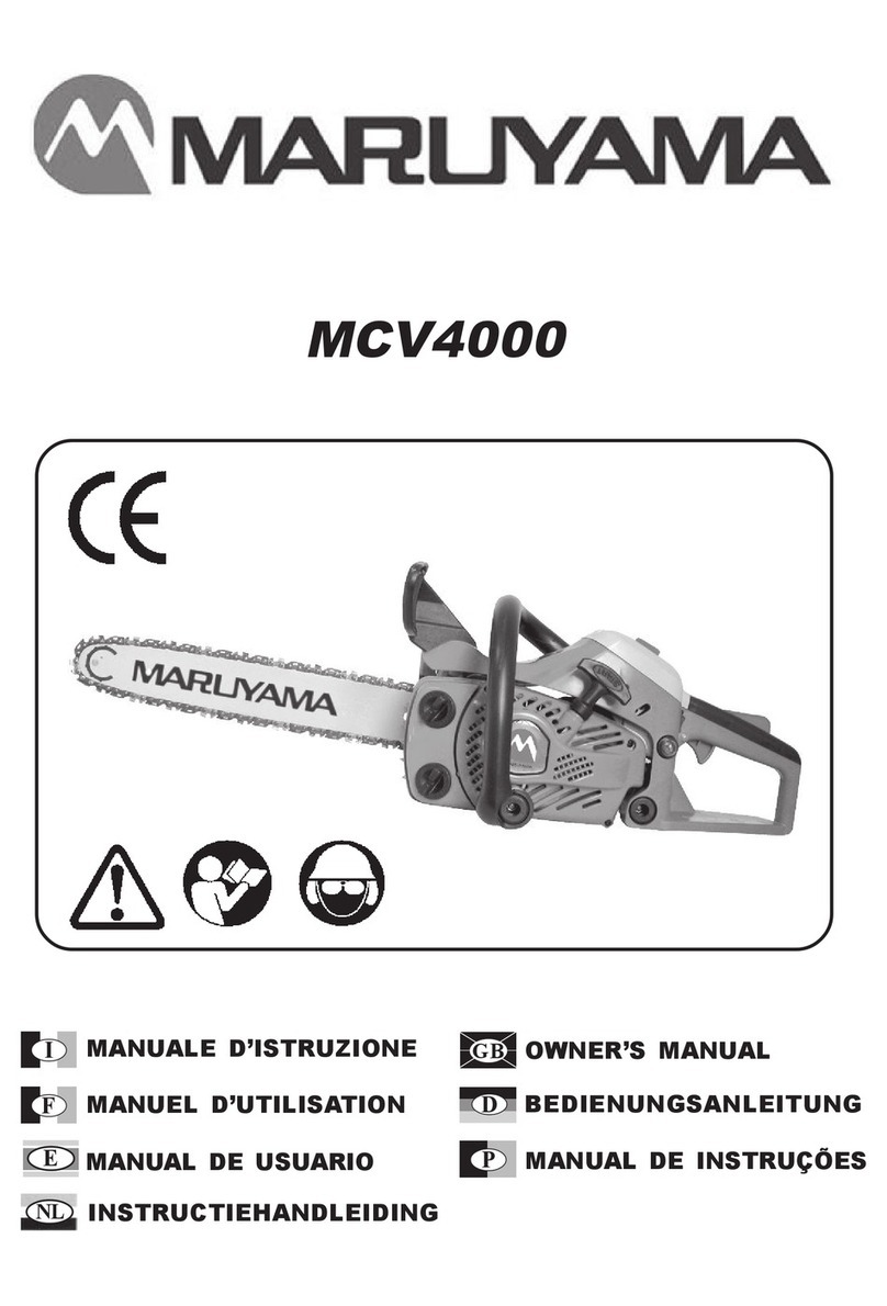 Maruyama MCV4000 User manual Maruyama MCV4000 User manual