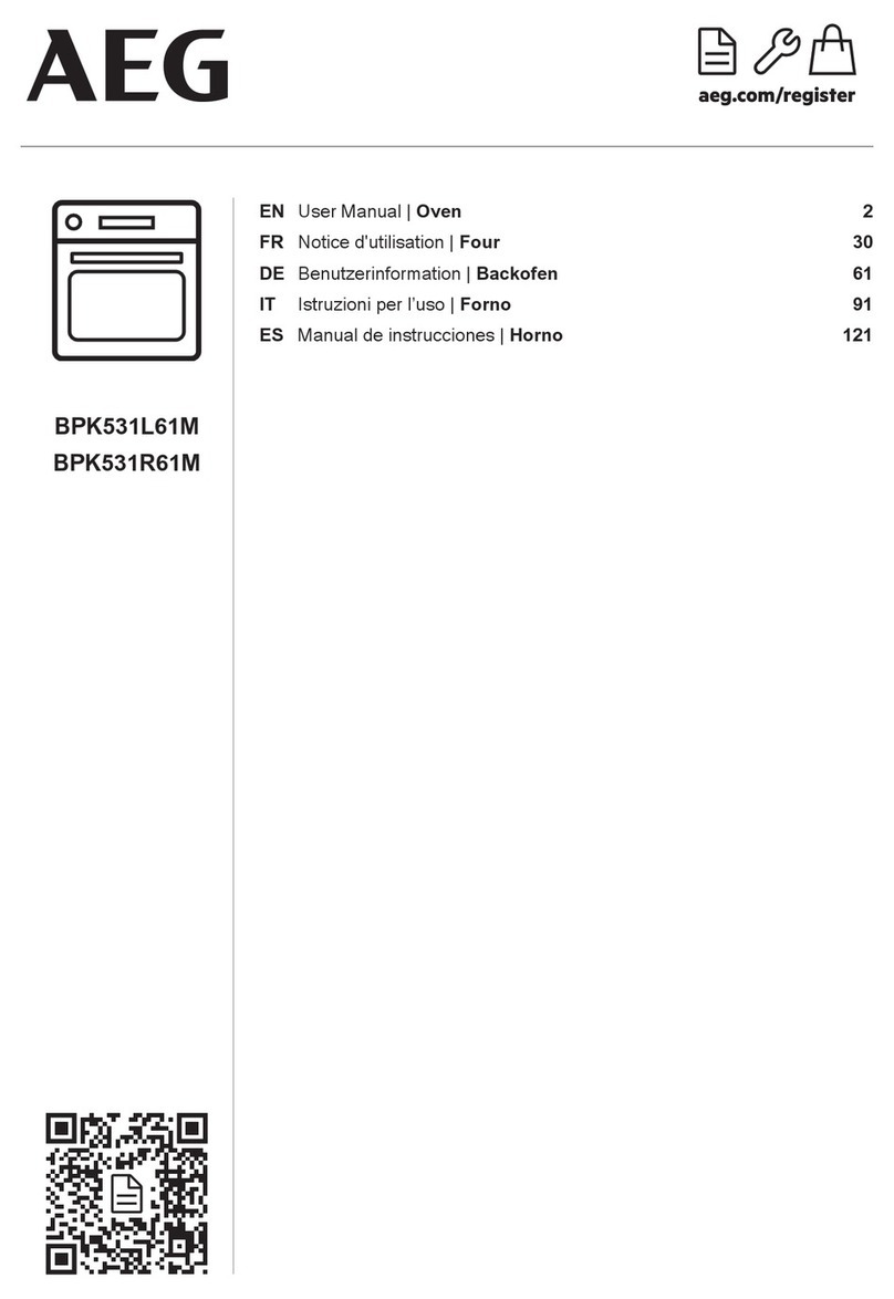 AEG BPK531L61M User manual