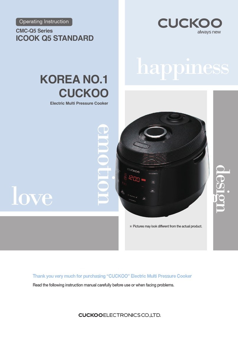 Cuckoo CMC-Q5 Series User manual