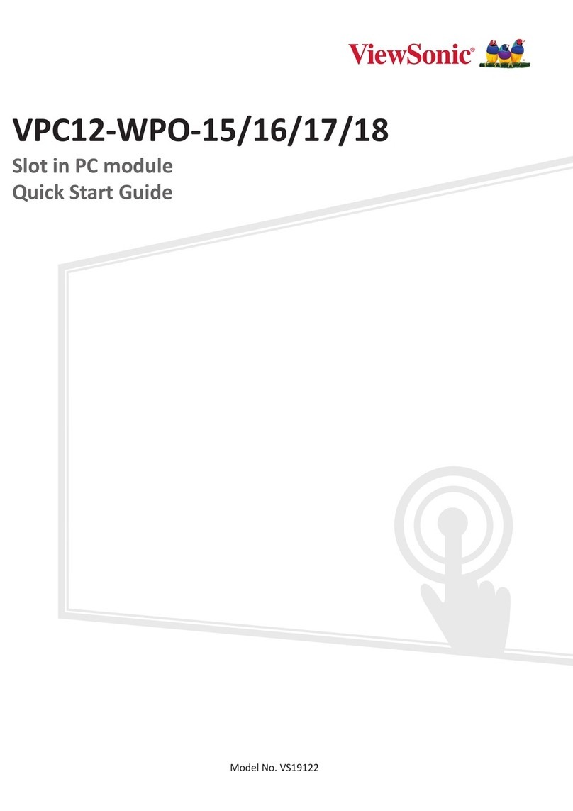 ViewSonic VPC12-WPO-18 User manual