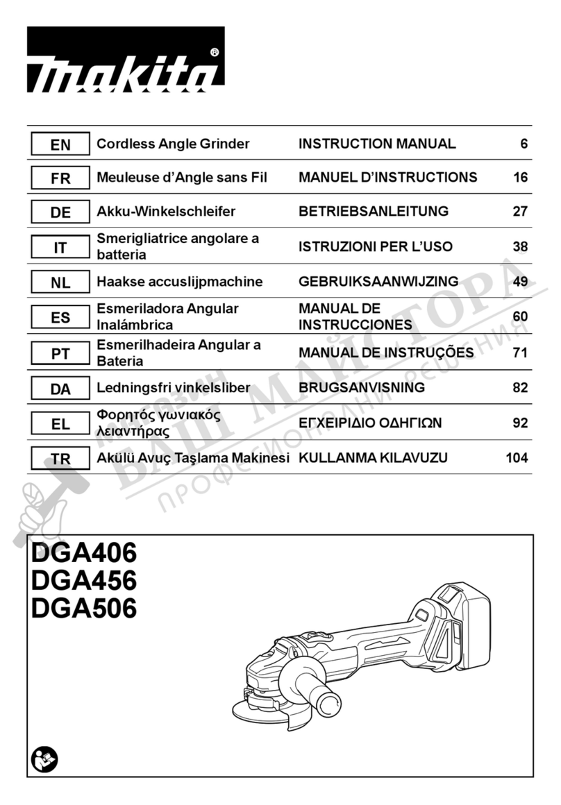 Makita DGA456Z User manual