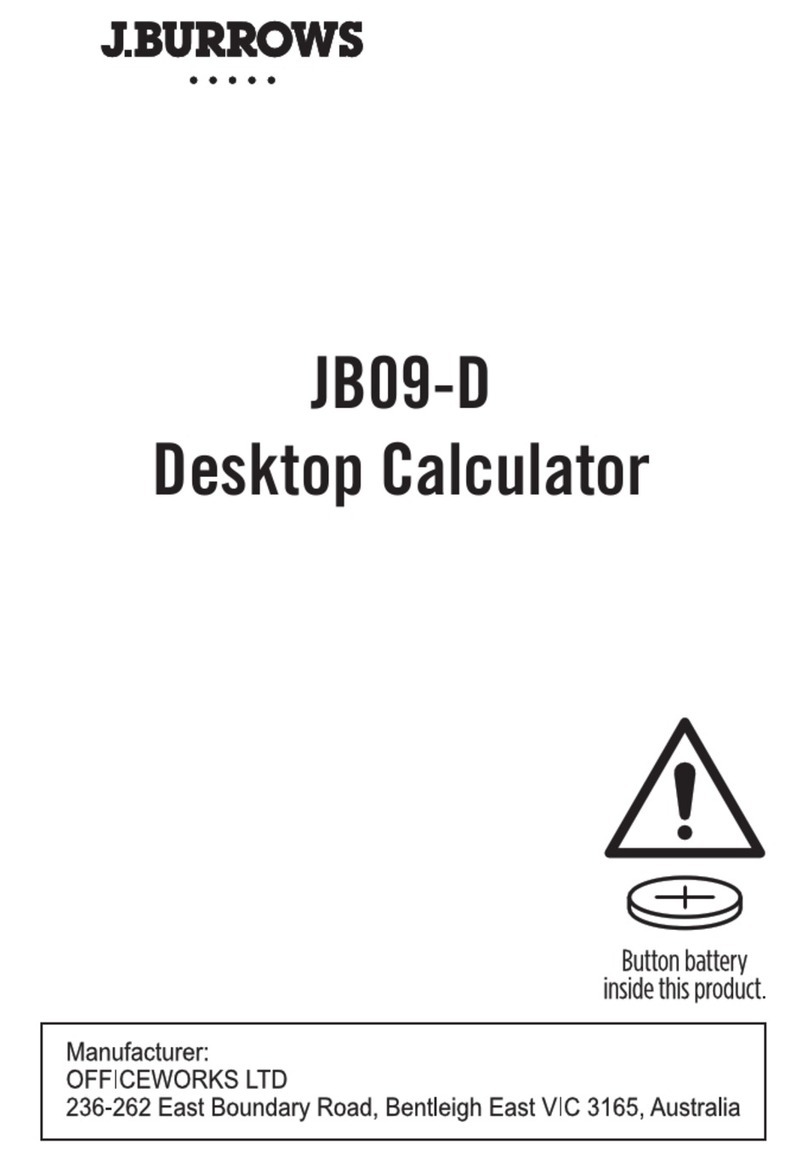 J.Burrows JB09-D manual