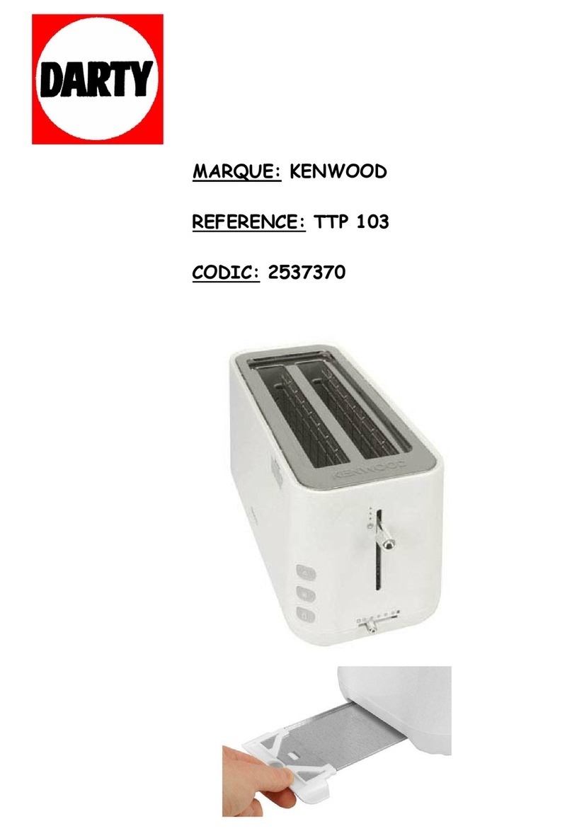 Kenwood TTP103 series User manual