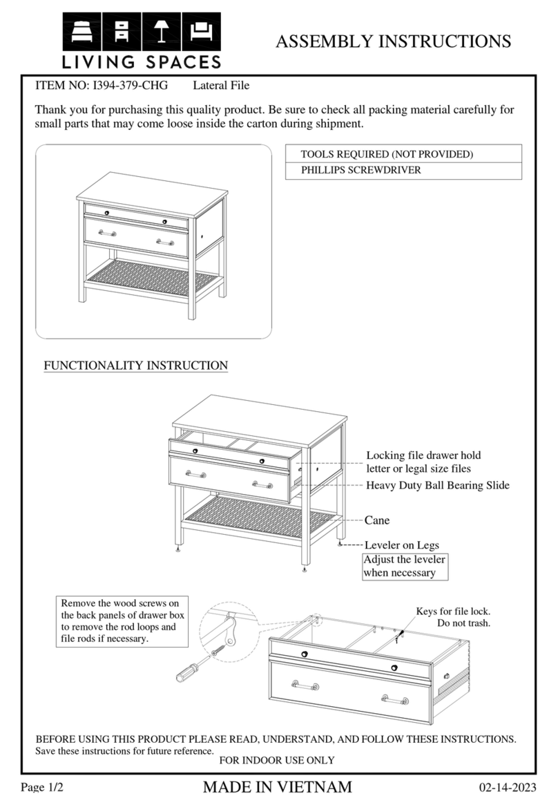 Living Spaces I394-379-CHG User manual