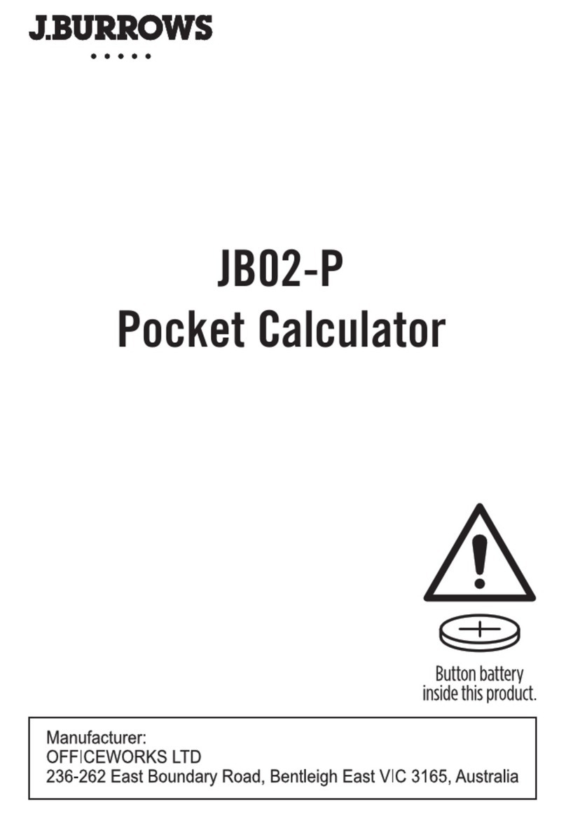 J.Burrows JB02-P manual
