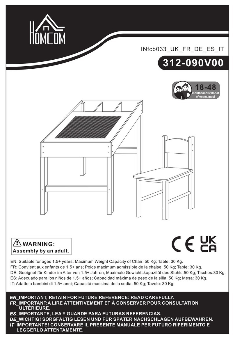 HOMCOM 312-090V00 User manual