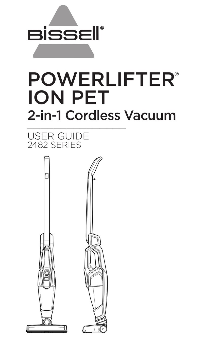Bissell POWERLIFTER 2482 Series User manual