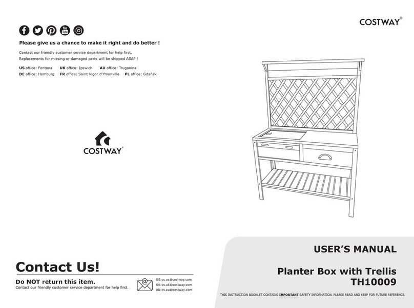 Costway TH10009 User manual Costway TH10009 User manual
