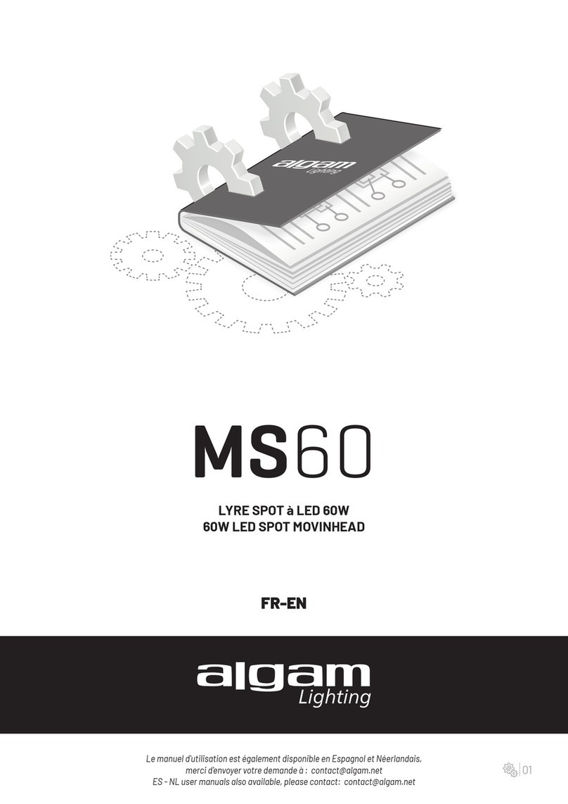 Algam Lighting MS60 manual