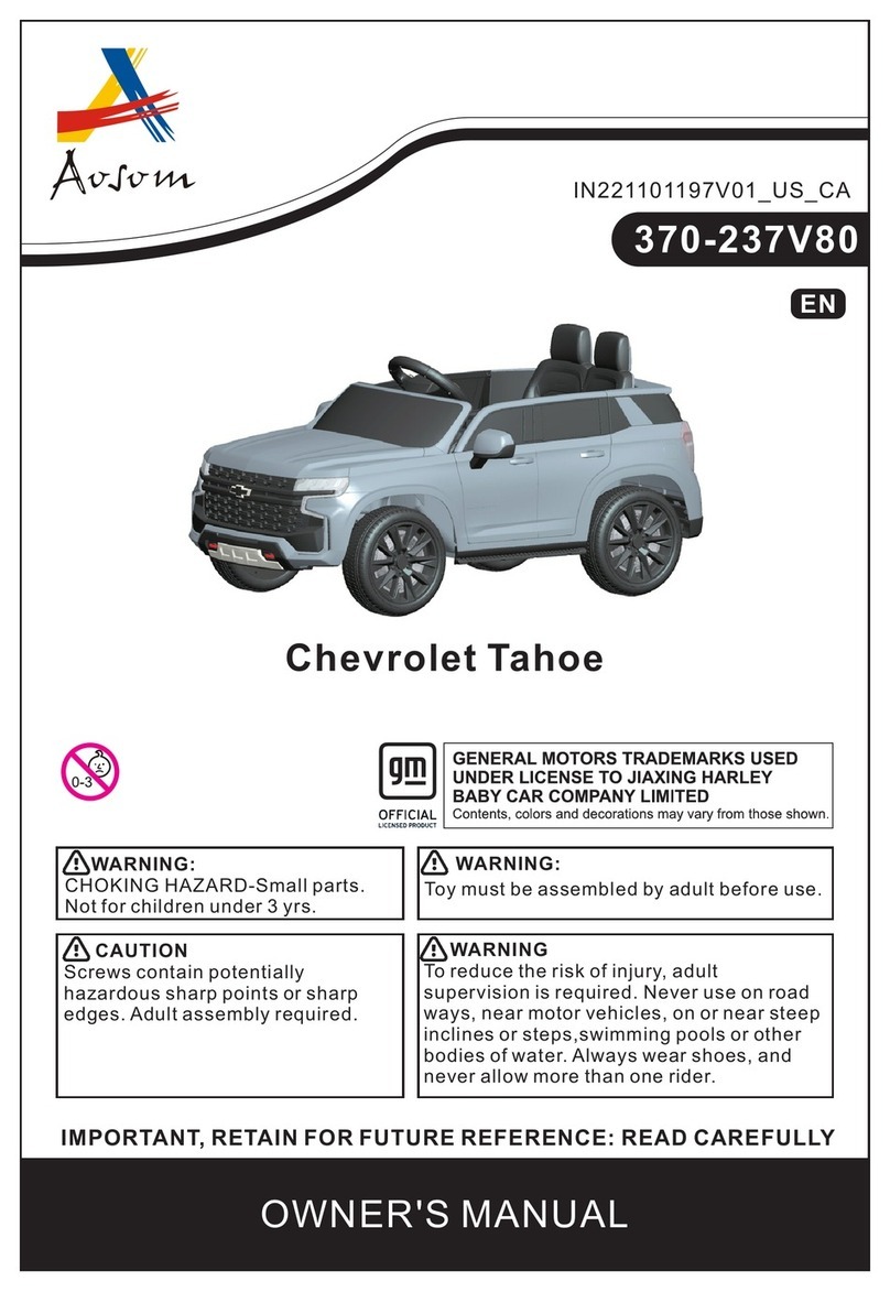 Aosom 370-237V80 owner's manual