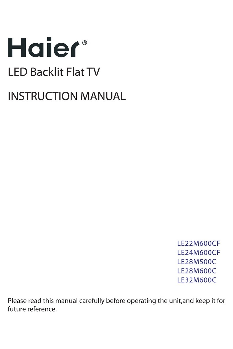 Haier LE22M600CF User manual
