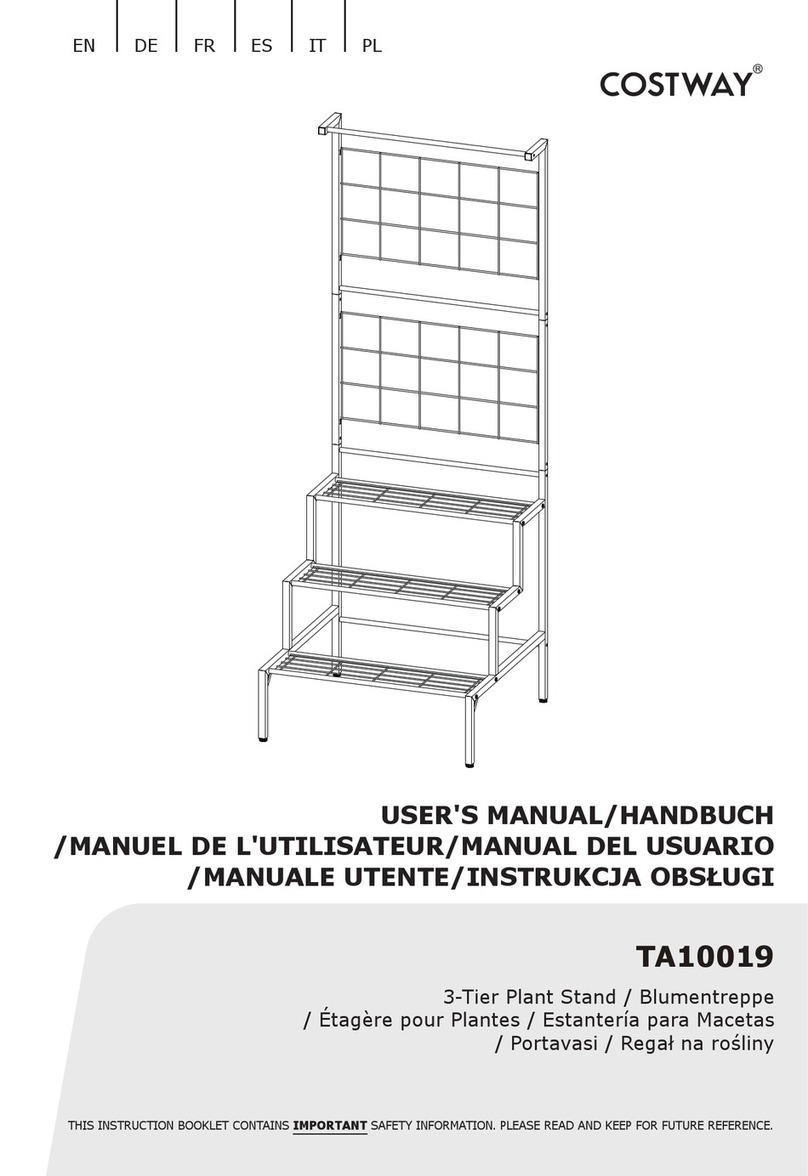 Costway TA10019 User manual Costway TA10019 User manual