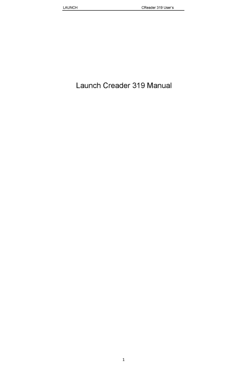 Launch Creader 319 User manual
