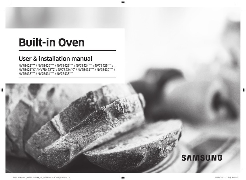 Samsung NV7B4355VAK User & installation manual