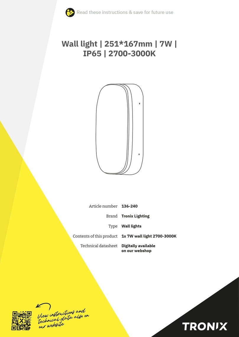 Tronix 136-240 User manual