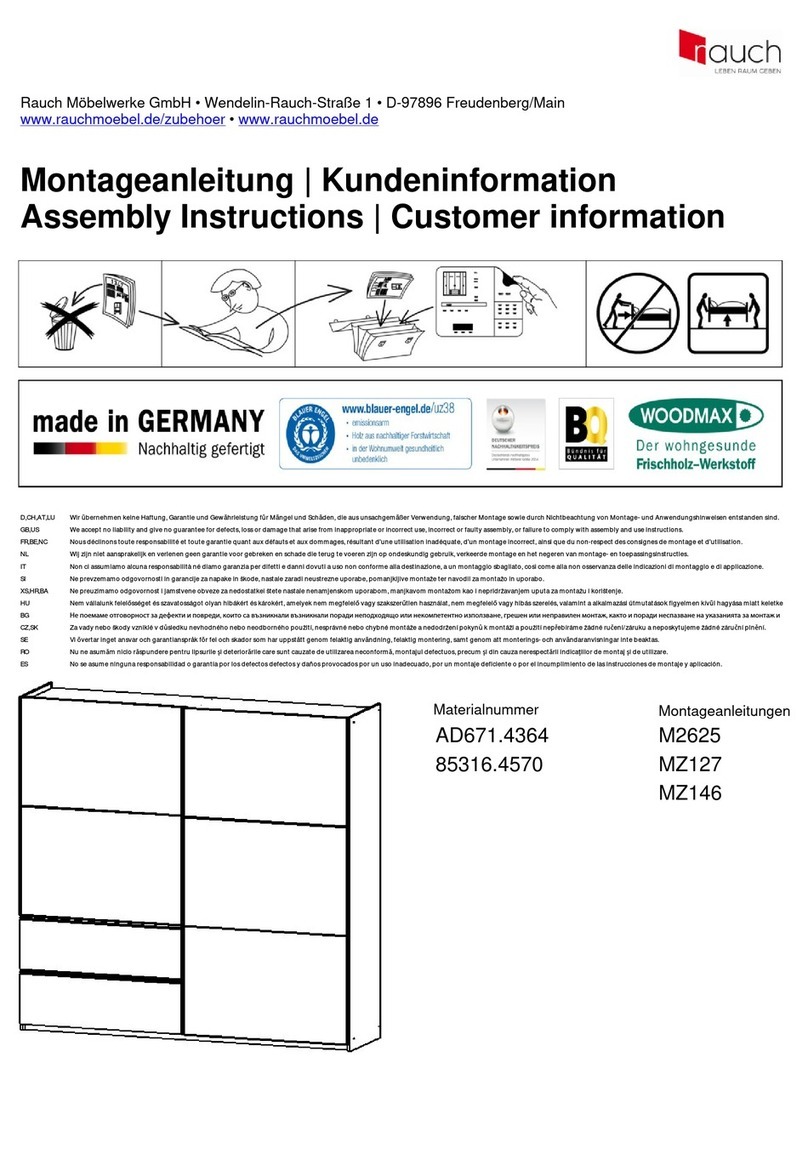 Rauch M2625 Assembly instructions