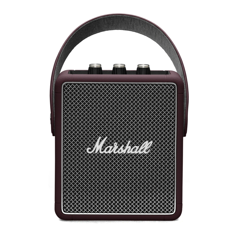Marshall Amplification STOCKWELL II User manual Marshall Amplification STOCKWELL II User manual
