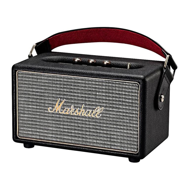 Marshall Amplification KILBURN User manual Marshall Amplification KILBURN User manual