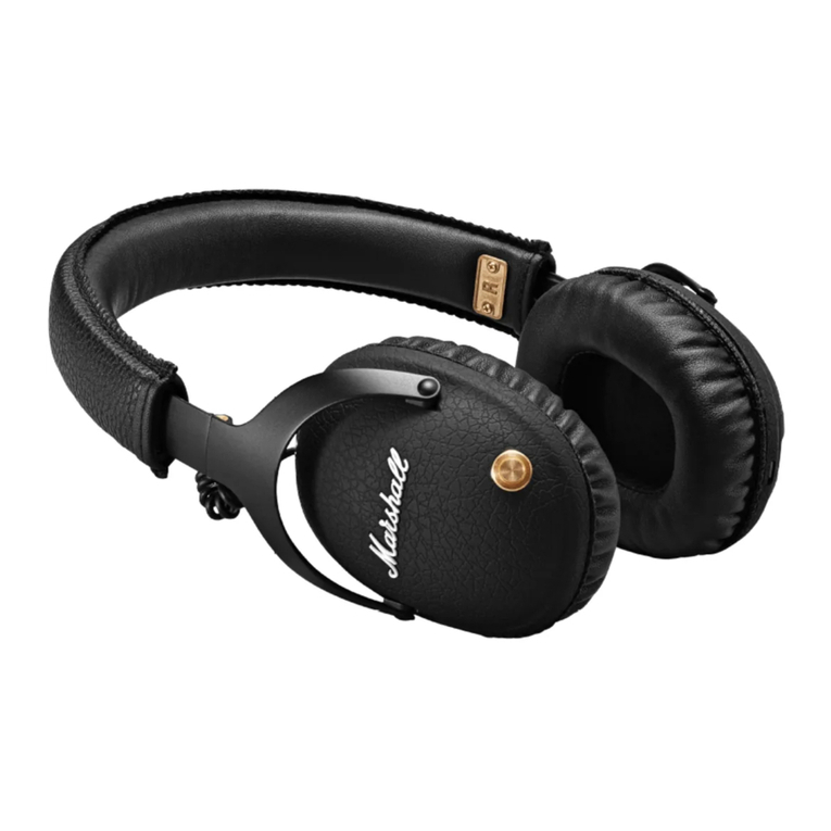 Marshall Amplification Monitor Bluetooth User manual