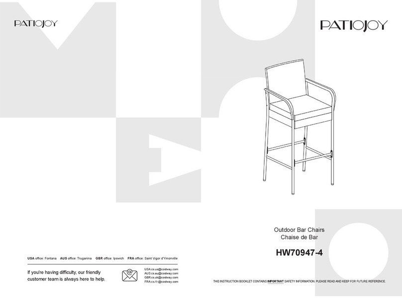 PATIOJOY HW70947-4 User manual