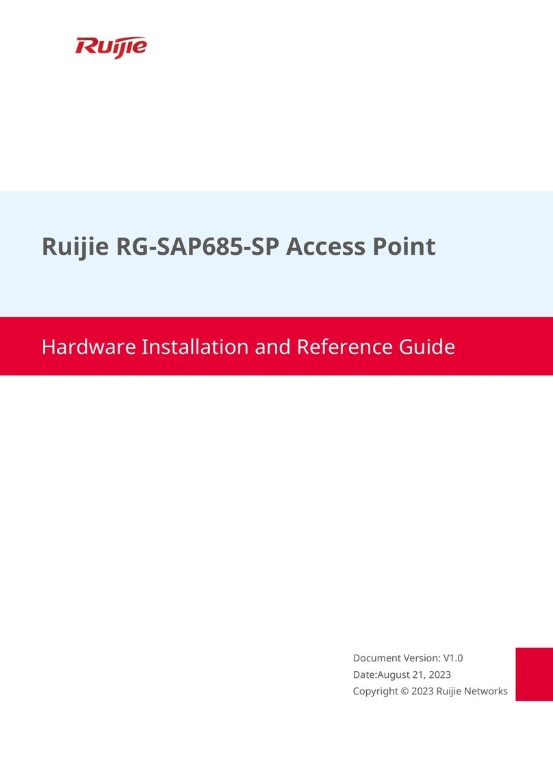 Ruijie RG-SAP685-SP Installation and operating manual