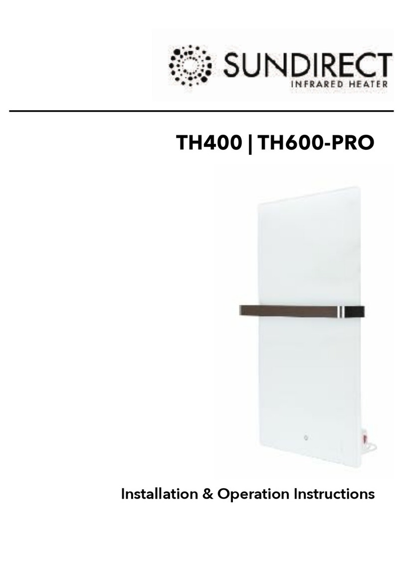 Sundirect TH400 Installation instructions