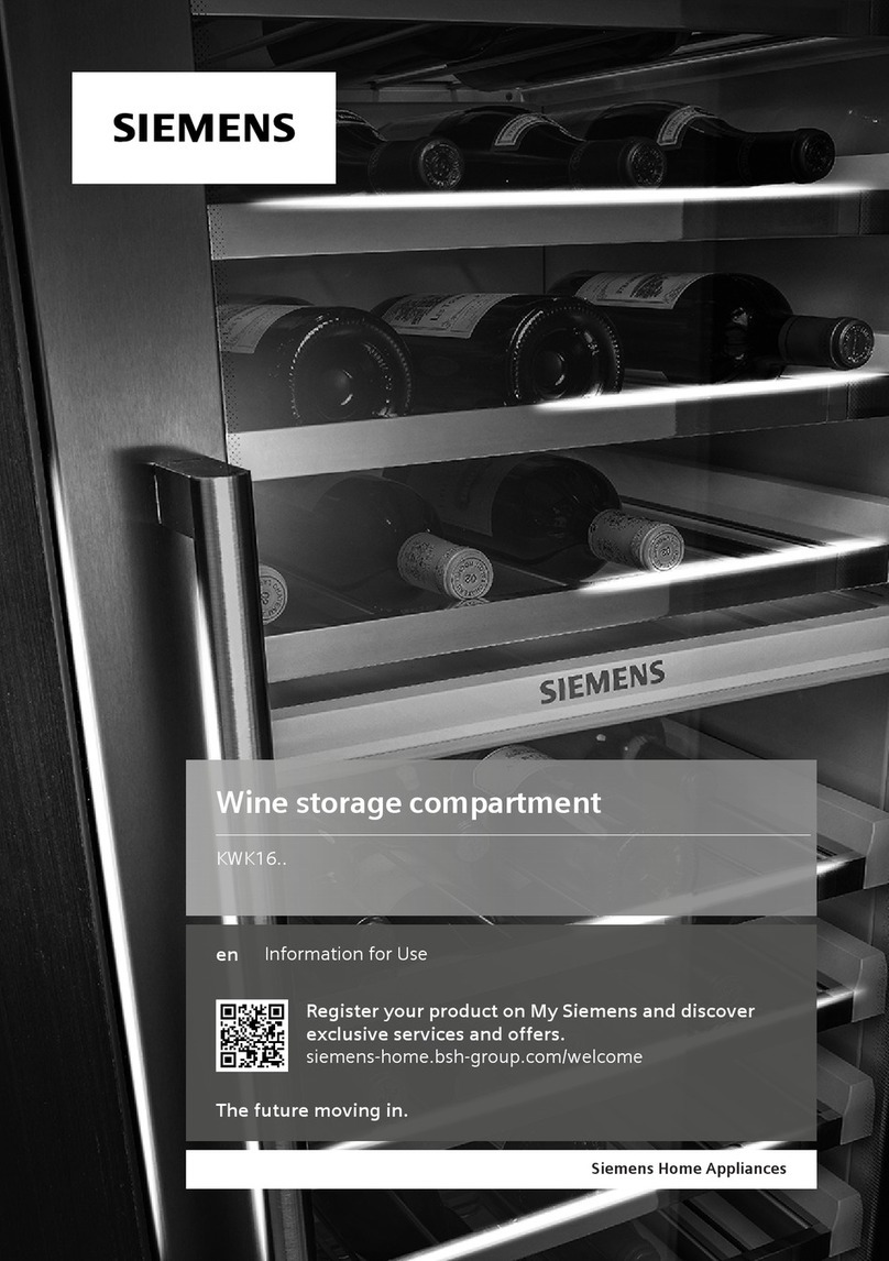 Siemens iQ500 KW16 Series INFORMATION FOR USE