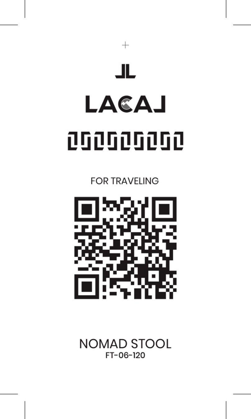 LACAL NOMAD STOOL manual LACAL NOMAD STOOL manual