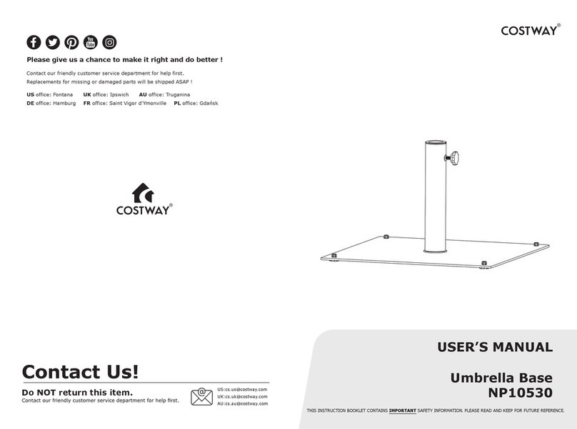 Costway NP10530 User manual Costway NP10530 User manual